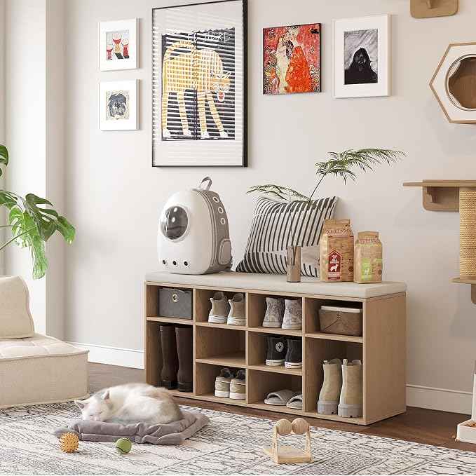 DINZI LVJ Shoe Storage Bench
