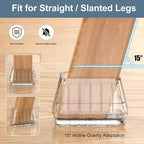 24PCS Rectangular Chair Leg Floor Protectors