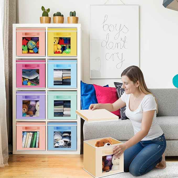 10 Pcs Fabric Storage Cube