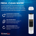 LiquaGen Activated Alumina + Carbon + KDF-55 Replacement Water Filter