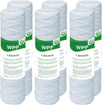 5 Micron String Wound Whole House Water Filter 10" x 2.5", 10-inch Universal by Vegebe