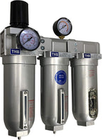 1" COMPRESSED AIR PARTICULATE FILTER WATER TRAP/PRESSURE REGULATOR/DESICCANT - Image 3