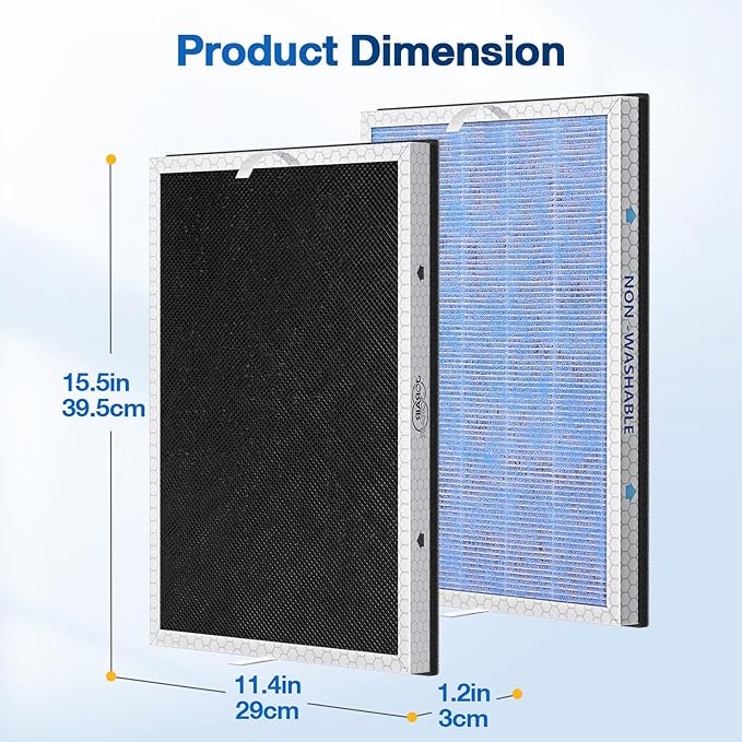 2 PACK MSA3/MSA3S HEPA Replacement Filter Compatible - Image 5