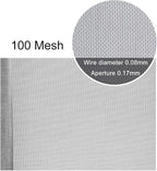 304 Stainless Steel Woven Wire Mesh, 100 Mesh Filter Screen, Heat-Resistant - Image 2