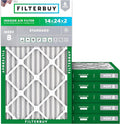 Filterbuy 14x24x2 Air Filter MERV 8 Essential Dust & Allergy Defense, by Filterbuy