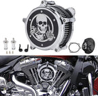 Motorcycle Air Filter Skull Style Air Cleaner - Image 6