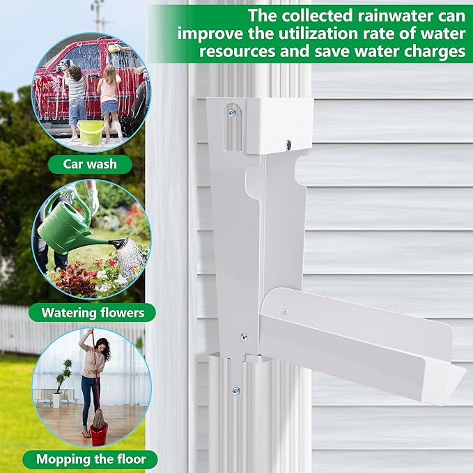 EBaokuup Rainwater Collection System, Rain Barrel Diverter Catching Collection - Image 5