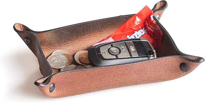Main Street Forge Leather Valet Tray