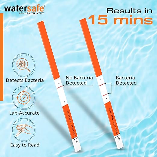 Pool and Spa Rapid Bacteria Test by Watersafe, Test Strips to Detect Down to 1 - Image 5