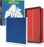Cabin & Engine Air Filter Combo Fit by Forccord