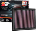 K&N High-Flow Original Lifetime Engine Air Filter: Increase Power: Premium by KNEngineeringInc