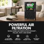MegaFilter 16x25x1 Air Filter MERV 13 HVAC Furnace Filter (2-Pack)