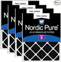 Nordic Pure 20x25x1 Pure Carbon Pleated Odor Reduction Furnace Air Filters 4 by NordicPure