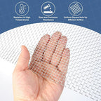 uxcell 5 Mesh 79" x 12" Woven Wire Mesh, 304 Stainless Steel Air Vent Filter - Image 5