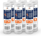 Aquaboon Whole House 5 Micron 10 x 2.5 String Wound Sediment Water Filter by Aquaboon