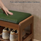AQIMUELE Shoe Rack Bench, 2 Tiers Shoe Bench