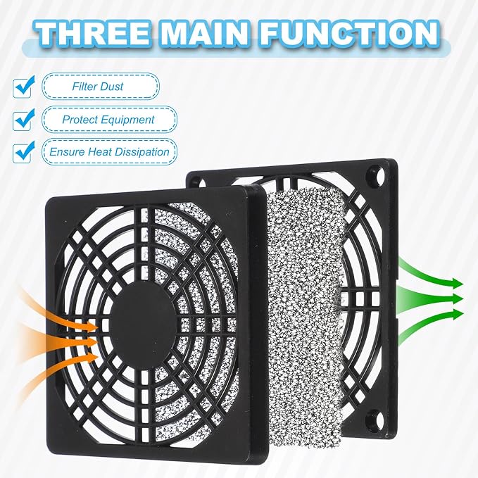 PATIKIL 70mm Fan Filter Grill - Image 3