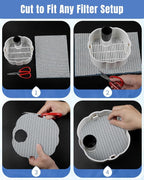 Pawfly 8-Layer Aquarium Filter Pad, 47 x 12 Inch High Density Multi-Layer - Image 7