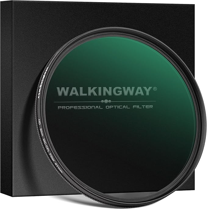 Walking Way 67mm Circular Polarizing Filter Ultra-Slim MC CPL Filter Optical by WalkingWay