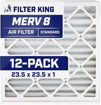 Filter King 23.5x23.5x1 Air Filter | 12-PACK | MERV 8 HVAC Pleated A/C Furnace by FilterKing
