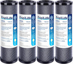 1 Micron 10" x 2.5" Whole House CTO Carbon Sedimen Water Filter Compatible by FrigiLife
