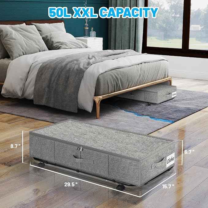 Large Sturdy Under Bed Storage