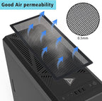360x120mm PC Case Dust Mesh Filter, Magnetic Frame Computer Fan Dust Mesh PC - Image 4