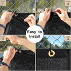 UPGRADE Balcony Privacy Screen Fence 6'X13' Outdoor HDPE Mesh Panels - Image 4
