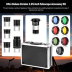Astromania 14 Piece Telescope Accessory Kit 1.25 Inch Telescope Eyepiece and - Image 7