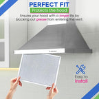 Bagean Stove Hood Vent Filters 9.9" x 11.7" 97007894 Compatible - Image 5