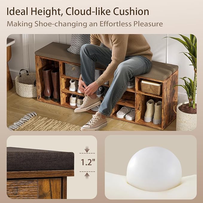 DINZI LVJ Shoe Storage Bench - Image 7