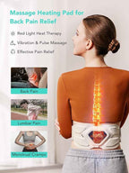 SKG Lower Back Massager for Pain Relief Deep Tissue Christmas Gifts for Men