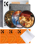 K&F CONCEPT 72mm Star Filters Kit 4 Points 6 Points 8 Points Cross Screen by KFCONCEPT