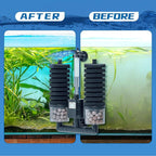 Aquarium Sponge Filter 15-55 Gallon Fish Tank Filter, Electric Power Double - Image 5