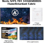 4 Pcs Fluorescent Light Covers - Image 2