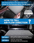 PHILTOP Cabin Air Filter w/Activated Carbon, Compatible - Image 5