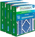 Filterbuy 21x24.5x5 Air Filter MERV 13 Optimal Smoke & Allergy Defense by Filterbuy