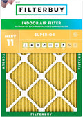 Filterbuy 24x25x1 Air Filter MERV 11 Superior Pet & Allergy Defense, by Filterbuy