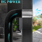 HG Power 4 Inch Soffit Vents, Metal Round Vent Cover - Image 6
