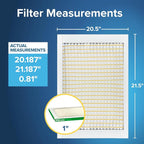 Filtrete 20.5x21.5x1 AC Furnace Air Filter, MERV 8, MPR 700, Tough on Pollen - Image 2