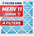 Filter King 10x30x1 Air Filter | 4-PACK | MERV 11 HVAC Pleated A/C Furnace by FilterKing