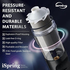 iSpring WSP50J Reusable Whole House Spin-Down Sediment Water Filter, Upgraded - Image 5