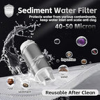 FA20 Brass Sediment Filter, Reusable Washer Water Filters, Traps Sand, 40 - Image 4