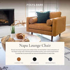 Poly & BARK Napa Leather Accent Chairs 42" – Set of 2