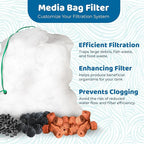 SunGrow Catappa Leaf Filter Bags, 10 Mesh Bags - Image 5