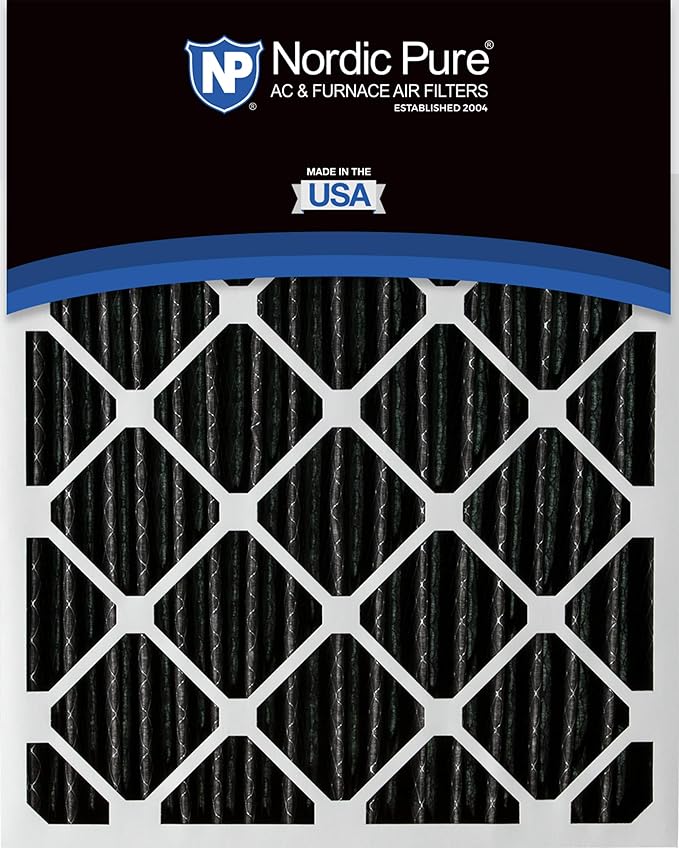 Nordic Pure 16x24x1 Furnace Air Filters MERV 8 Pleated Plus Carbon 3 Pack - Image 5