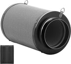 iPower 6" Air Carbon Filter for Inline Duct Fan, Intake and Exhaust Fans by iPower