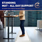 FEATOL Anti Fatigue Mats for Standing, 9/10 Extra Thick Ergonomic Standing Desk