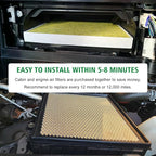 2PCS Cabin Engine Air Filter Kit Fits - Image 3