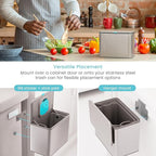 Home Zone Living Kitchen Compost Bin - Image 4